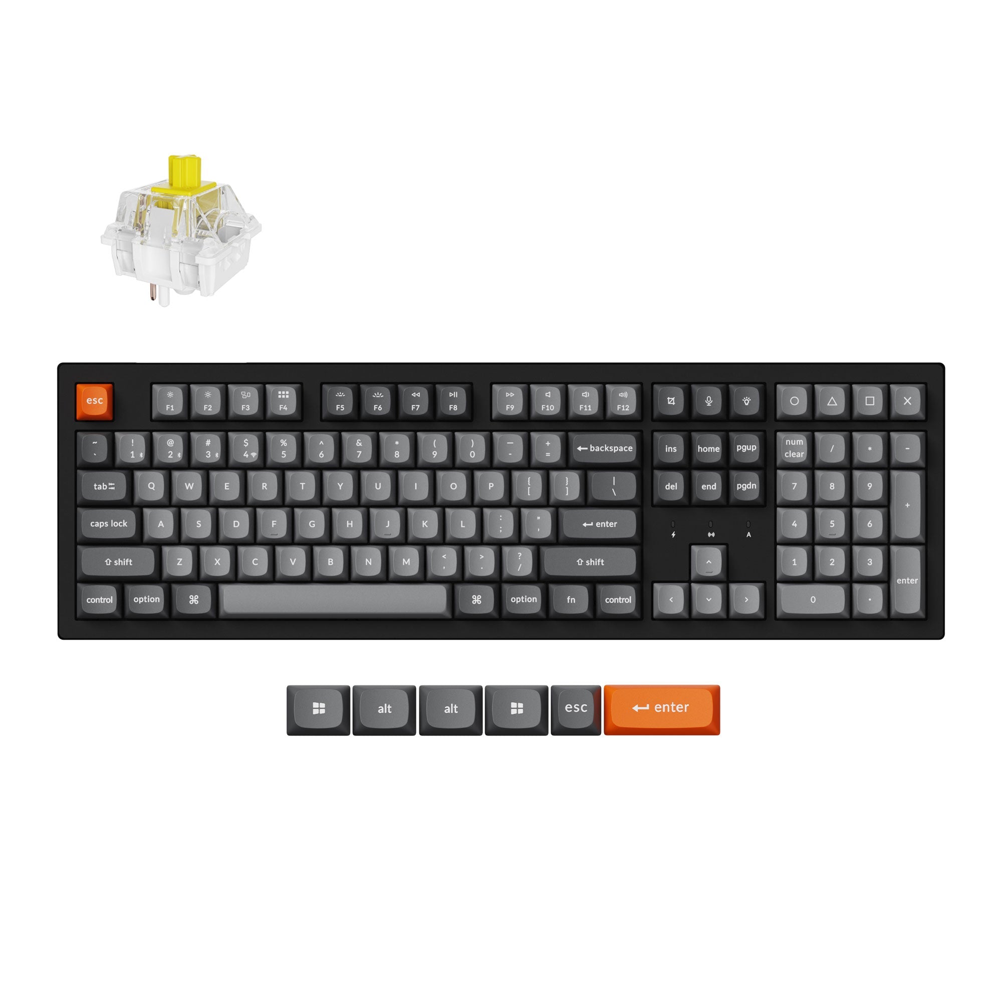 ■Keychron K10 Mac英字配列 Keychron K10 Max QMK Wireless Mechanical Keyboard – Keychron
