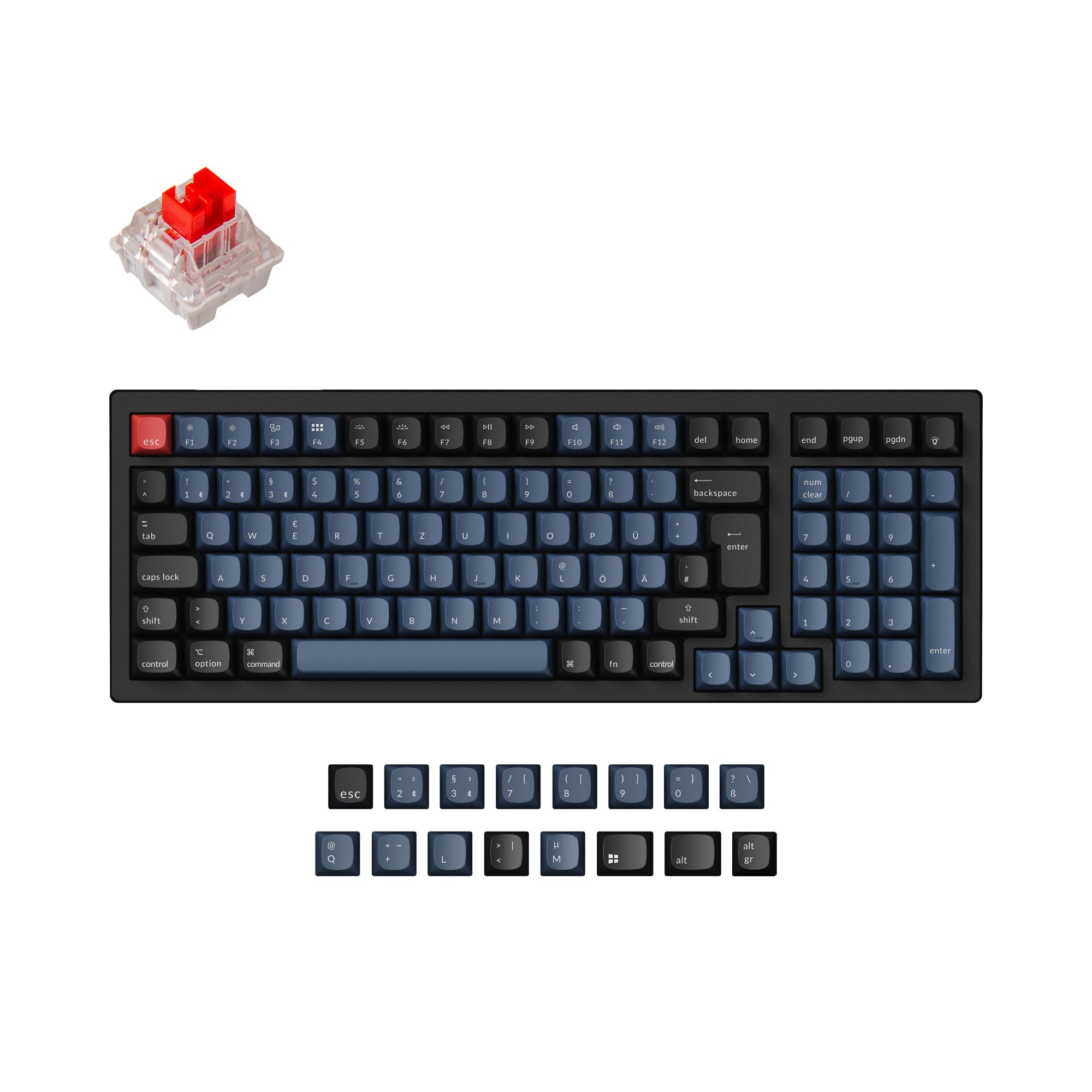 Keychron K4 Pro QMK/VIA Wireless Mechanical Keyboard ISO Layout