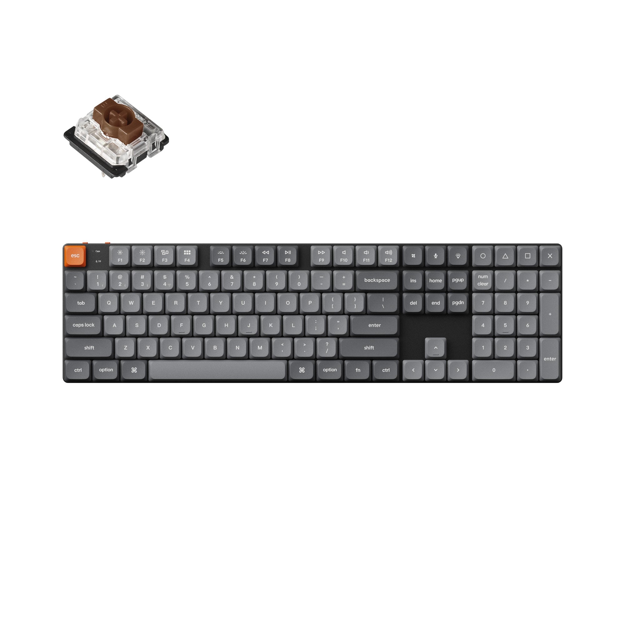 Keychron K5 Max メカニカルキーボード US配列 Keychron K5 Max QMK/VIA Wireless Custom Mechanical Keyboard