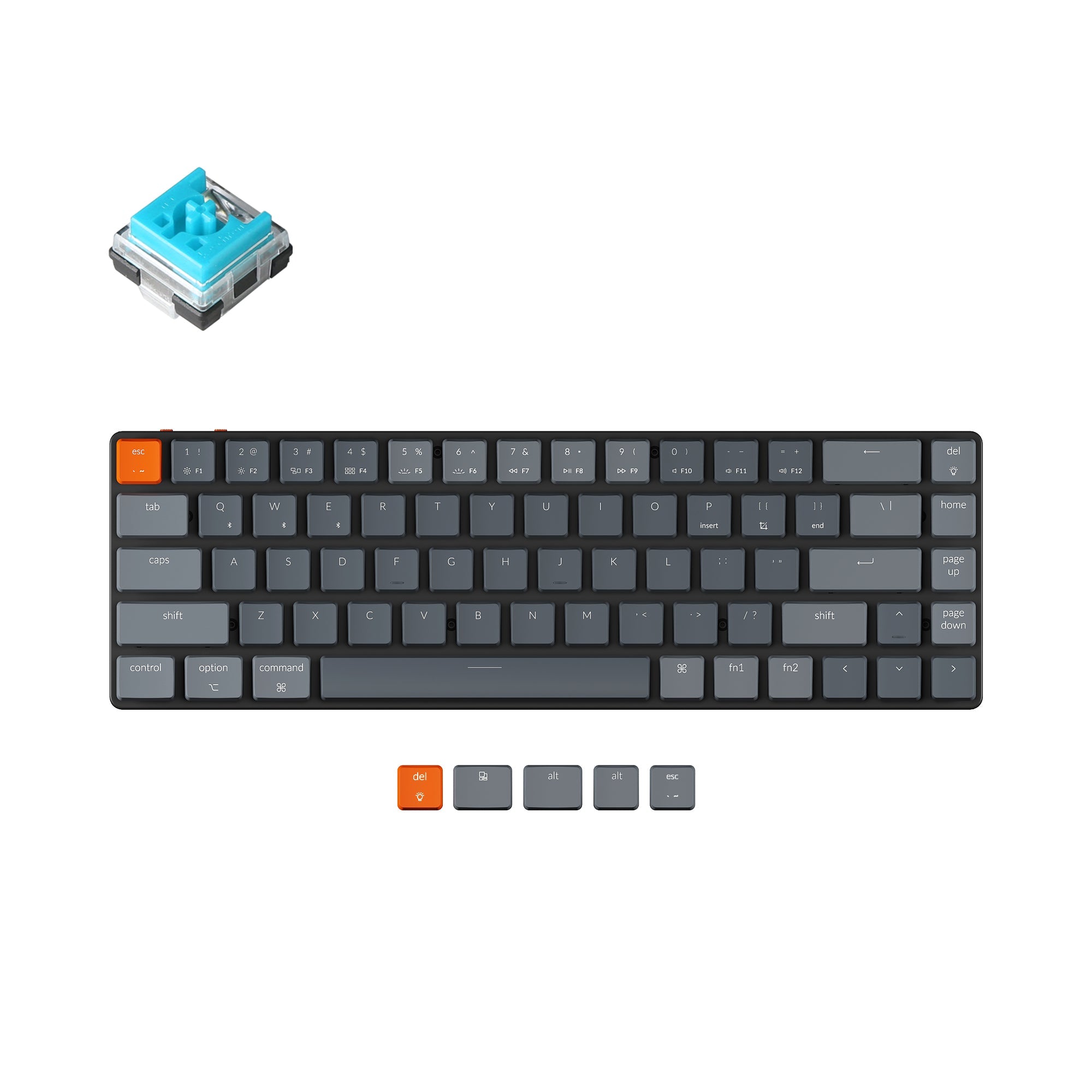 Keychron K7 Bluetooth メカニカルキーボード Keychron K7 Ultra-slim Wireless Mechanical Keyboard – Keychron