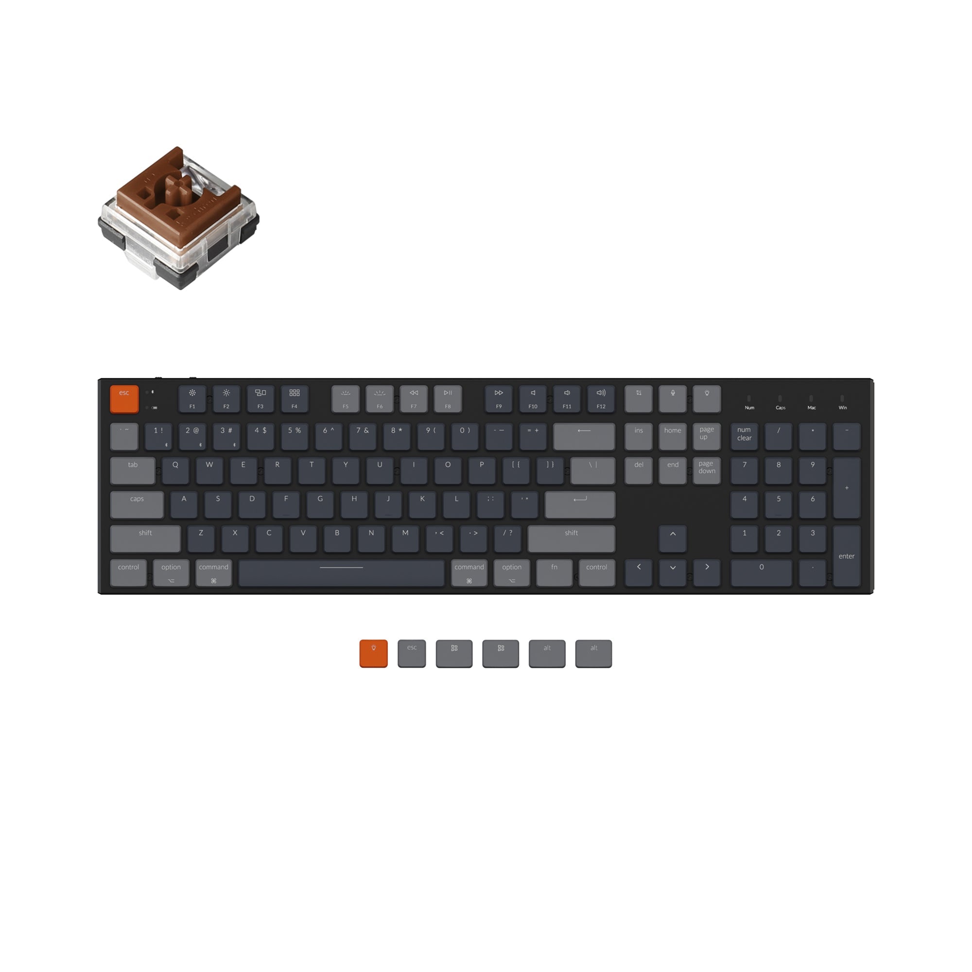 Keychron K5 Wireless Mechanical Keyboard – Keychron Middle East